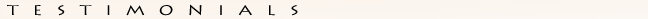 Testimonials